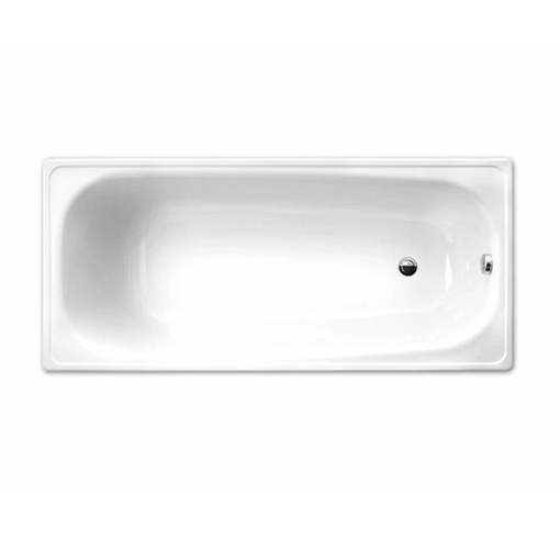 Стальная ванна White Wave Optimo 170х70 в комплекте с белыми подставками