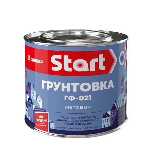 Грунтовка ГФ-021 красно-коричневая 0,8 кг