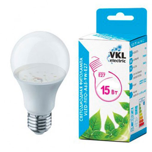 Лампа светодиодная VKL  FITO-A95-15W-E27 220V