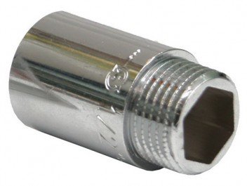 Удлинитель никелированный 1/2*1/2 г/ш - 30 мм