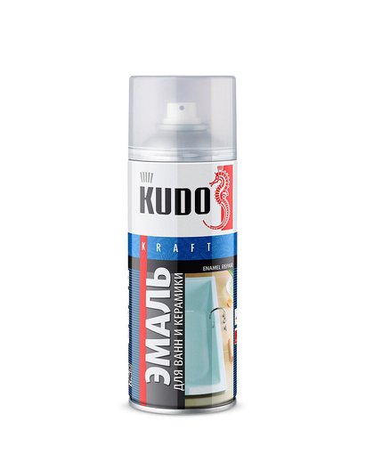 Эмаль аэрозоль белая для ванн Кудо (KUDO) 520 мл