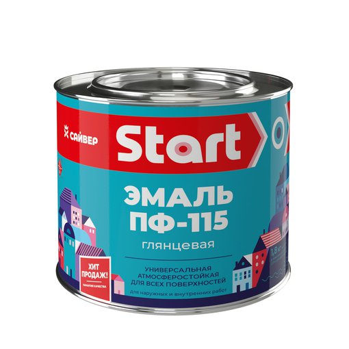 Эмаль салатовая 2,7 кг ПФ-115