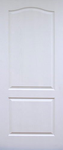 Дверь 2,0х0,8 м глухое полотно - М1 мазонитовая глухая грунтованная белая