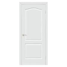 Дверь 2,0х0,6 м глухое полотно - М1 мазонитовая глухая грунтованная белая