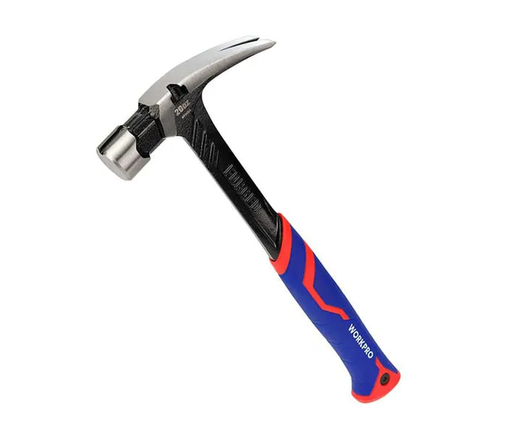 Молоток-гвоздодер 560г цельнометаллический WORKPRO WP241014 
