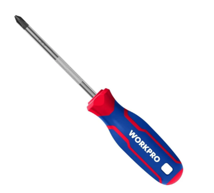 Отвертка крестовая PZ2х100 мм Workpro WP221037
