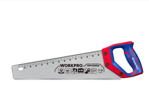 Ножовка по дереву 450мм SK5 зубья 7TPI WORKPRO WP215006