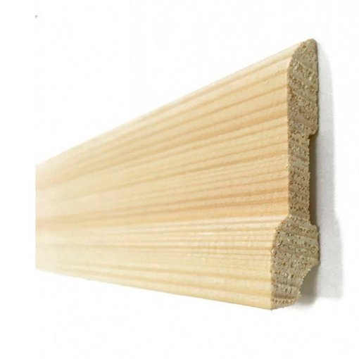 Плинтус для пола деревянный широкий  ЕВРО 2,5 м 60х12 мм 