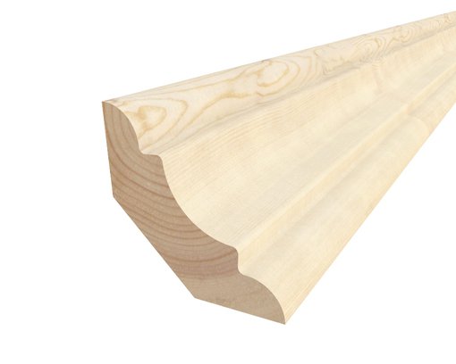 Плинтус для пола деревянный узкий 2,7 м 42х15 мм 1 сорт