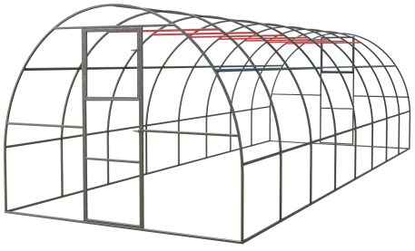 Вставка к каркасу теплицы Урожай Цинк 3х2х2,1 м