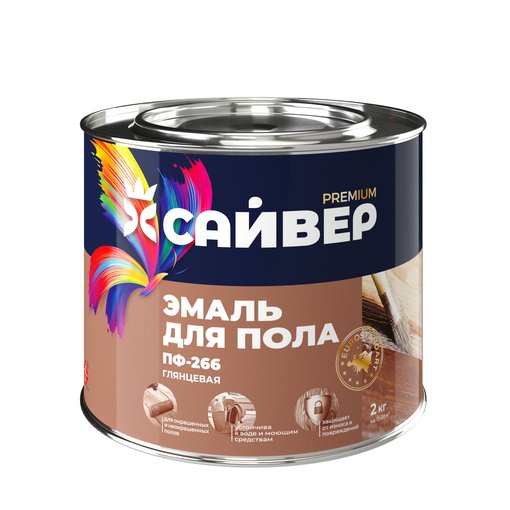 Эмаль золотисто-коричневая Сайвер ПФ-266 0,8 кг