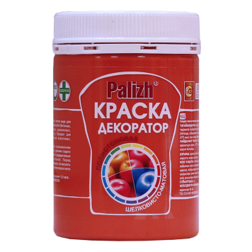 Краска декоратор Palizh акриловая по дереву, гипсу, металлу, для холста, мебели без запаха быстросохнущая матовая Чёрный 320 гр 