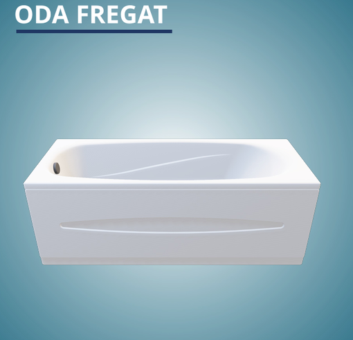 Ванна акриловая 150*70*40 Ванна ODA FREGAT 1500+ножки+экран